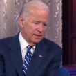 Joe Biden revealing interview with Steven Colbert